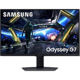 Samsung 27” Odyssey G7 Smart G70d Series Uhd 4k Ips 144hz 1ms Hdr10 Hdmi 2.1 G Sync & Freesync W/ Ajdustable Stand & Speakers - CompuMe